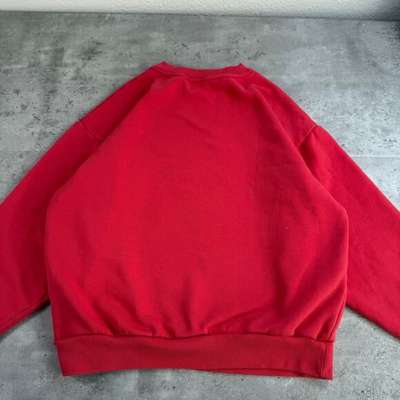 Alo Yoga Accolade cotton blend terry sweatshirt pink summer crush size small - Picture 7 of 8